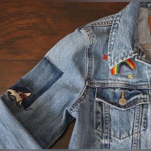 Levi’s embroidered denim jacket
